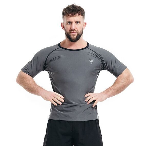 Sweat Sauna T-Shirt RDX M1 – Grey – 2XL, Size: 2XL, Colour: Grey