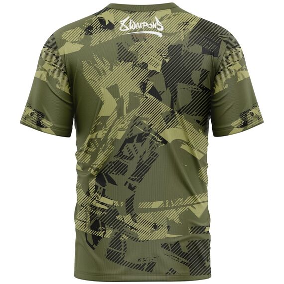 8 WEAPONS Functional T-Shirt, Hit 2.0, olive-black, M, Taglia: M, Colore: Khaki, 2 image
