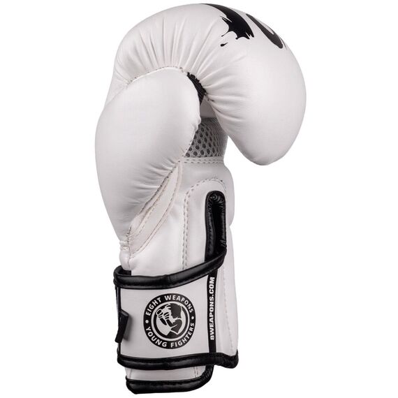 Boxhandschuhe Kinder 8 WEAPONS – Weiss/Schwarz – 2 Oz – Unlimited 2.0, Farbe: Weiss, OZ: 2oz, 3 image