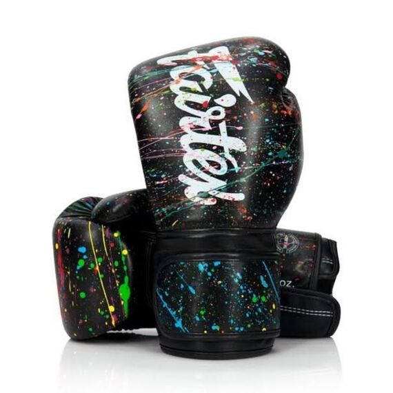 Boxhandschuhe Fairtex BGV14 – Painter – Schwarz/Weiss – 10 oz, Farbe: Schwarz, OZ: 10oz, 3 image