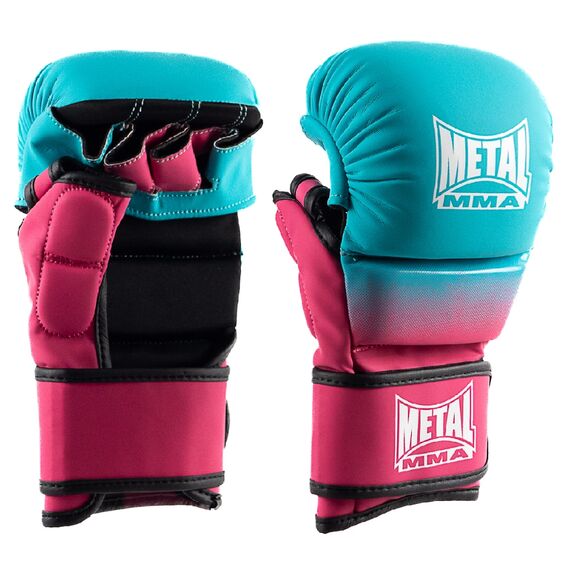 Gants MMA Sparring Metal Boxe The Shell Miami Vibe L, Taille: L, Couleur: Bleu clair