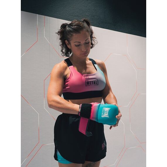 MMA Sparring Gloves Metal Boxe The Shell Miami Vibe XL, Size: XL, Colour: Bleu Neon, 2 image