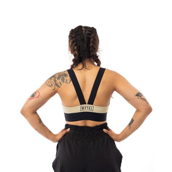 Sports Bra Metal Boxe Desert Storm XL, Size: XL, Colour: Beige, 3 image