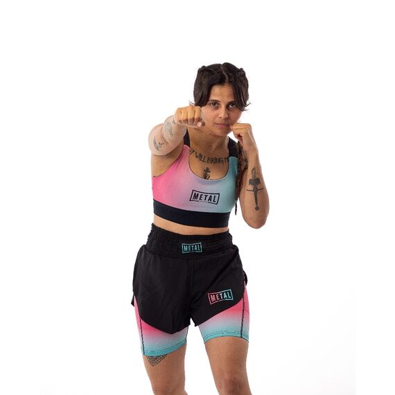 Sports Bra Metal Boxe Miami Vibe S, Size: S, Colour: Rosa, 2 image