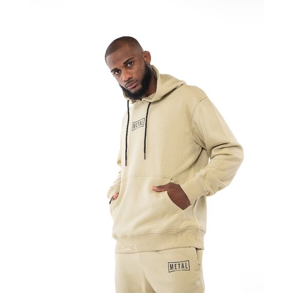 Kapuzenpullover Metal Boxe Desert Storm XXL, Bekleidungsgrösse: 2XL, Farbe: Beige, 3 image