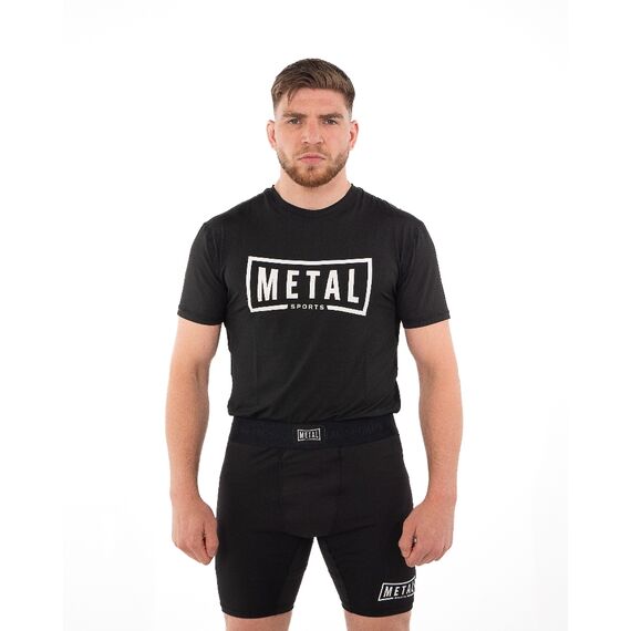 Training T-shirt Metal Boxe Black XL, Size: XL, Colour: Schwarz, 2 image