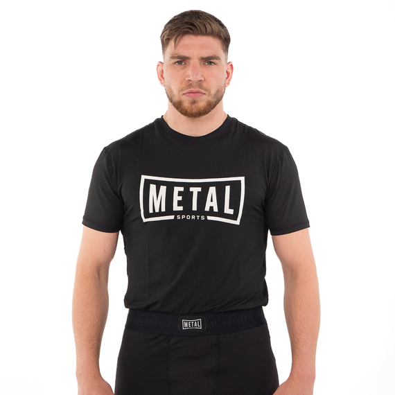 Training T-shirt Metal Boxe Black XXL, Size: 2XL, Colour: Schwarz