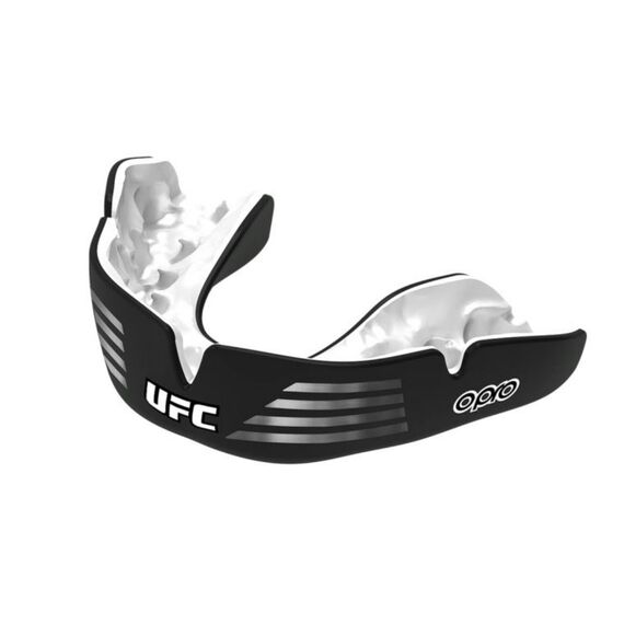 Paradenti UFC Instant Custom Fit OPRO – Argento/Nero, Taglia: Taglia unica, Colore: Argento