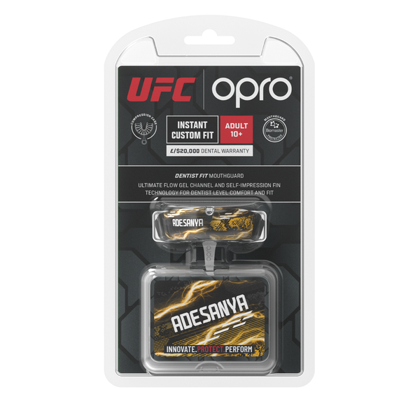 Paradenti UFC Instant Custom Fit OPRO – Adesanya, Taglia: Taglia unica, Colore: Nero, 6 image