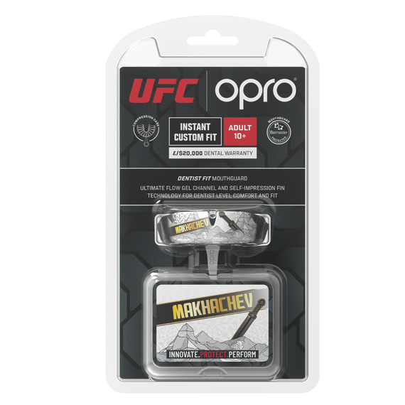 Paradenti UFC Instant Custom Fit OPRO – Makhachev, Taglia: Taglia unica, Colore: Bianco, 2 image