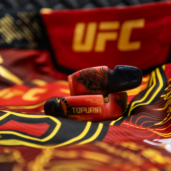 Paradenti UFC Instant Custom Fit OPRO – Topuria, Taglia: Taglia unica, Colore: Rosso, 7 image