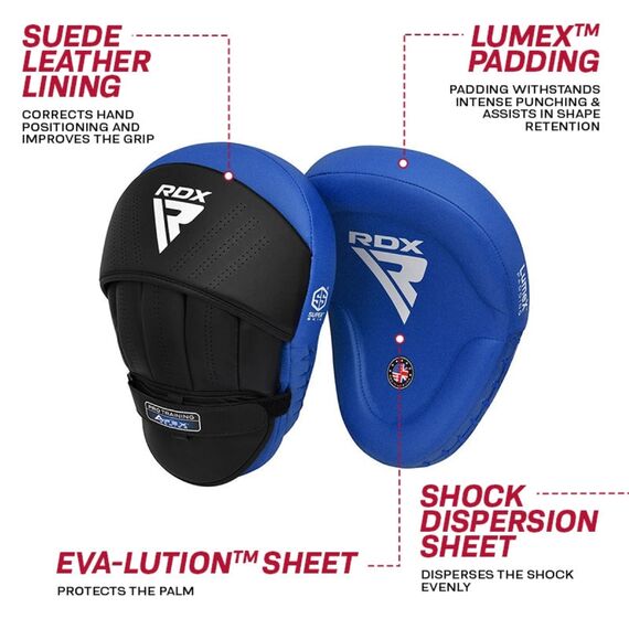 Colpitori RDX Pro Training Apex A4 Blu, Taglia: Taglia unica, Colore: Blu, 3 image