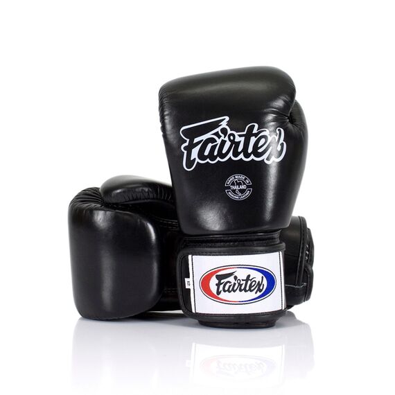 Fairtex BGV1 Boxing Gloves – Black – 8 OZ, Colour: Schwarz, OZ: 8oz