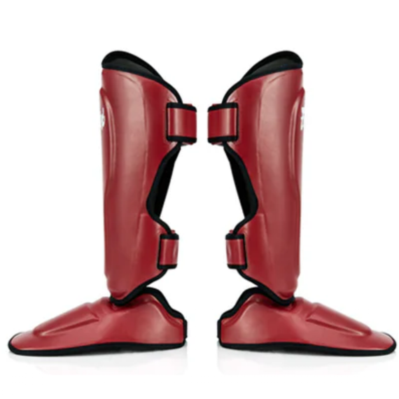 Protège-tibias Fairtex SP9 Rouge XL, Taille: XL, Couleur: Rouge, 3 image