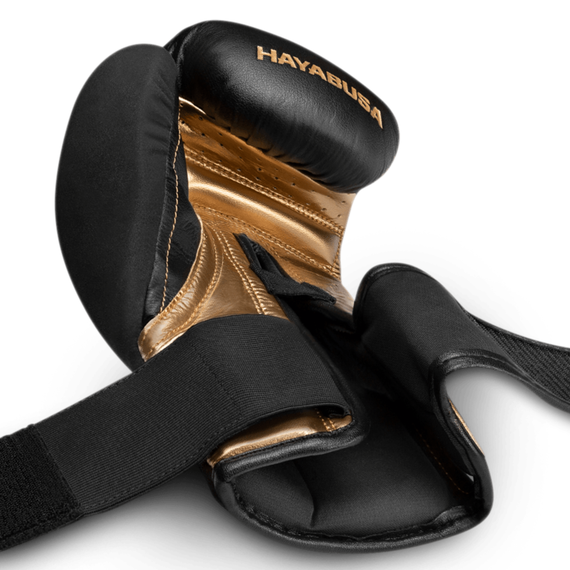 Boxhandschuhe Hayabusa T3 Schwarz/Gold 10 oz, Farbe: Schwarz, OZ: 10oz, 2 image