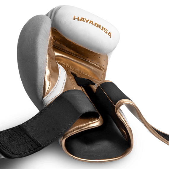 Gants de boxe Hayabusa T3 Blanc/Or 12 oz, Couleur: Blanc, oz: 12oz, 3 image