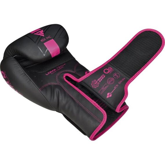 Boxhandschuhe RDX F6 Kids – Schwarz/Rosa – 6oz, Farbe: Rosa, OZ: 6oz, 3 image
