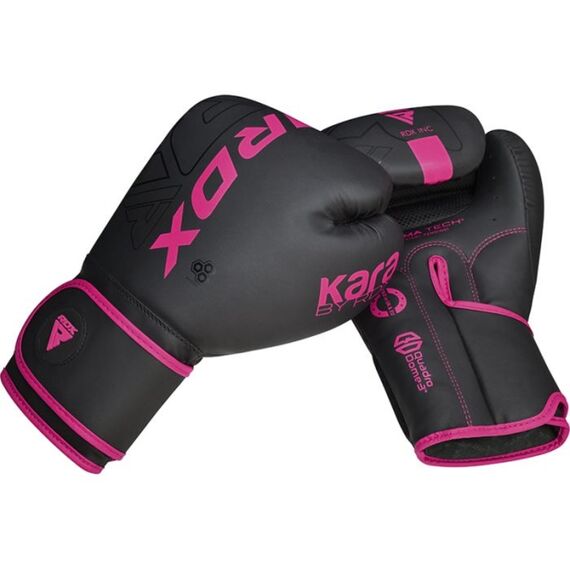 Boxhandschuhe RDX F6 Kids – Schwarz/Rosa – 6oz, Farbe: Rosa, OZ: 6oz, 8 image