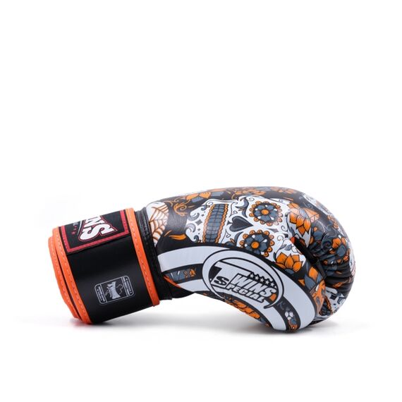 Guantoni da boxe Twins Skull Arancione/Nero – 16oz, Colore: Arancione, OZ: 16oz, 2 image