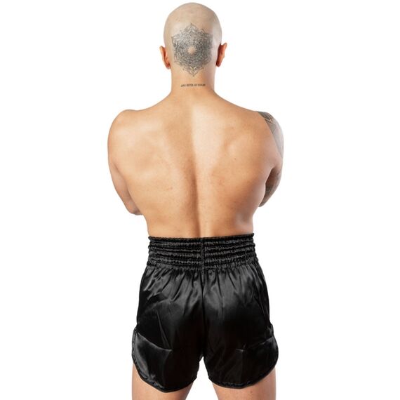 Pantaloncini Muay Thai 8Weapons Strike – Nero/Bianco – XXL, Taglia: S, Colore: Nero, 8 image
