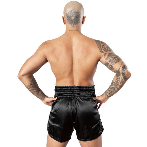 Pantaloncini Muay Thai 8Weapons Strike – Nero/Oro – M, Taglia: M, Colore: Nero, 8 image