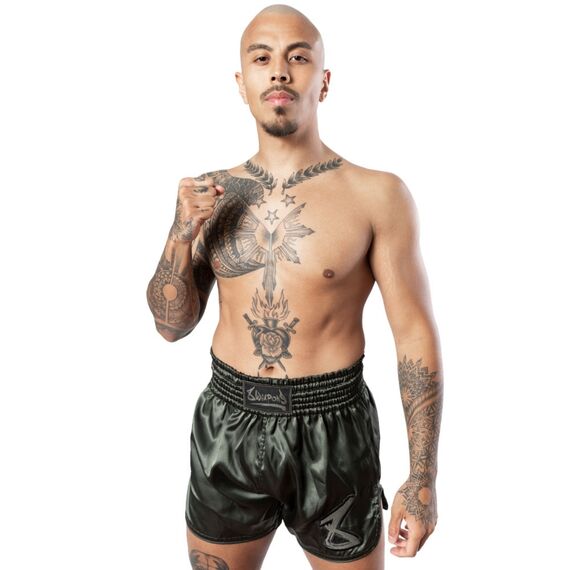 Muay Thai Shorts 8Weapons Strike – Khaki – XL, Size: XL, Colour: Khaki, 3 image