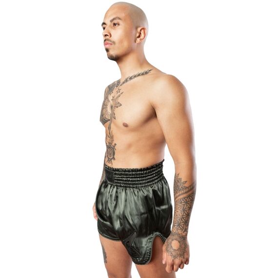 Muay Thai Shorts 8Weapons Strike – Khaki – S, Size: S, Colour: Khaki, 5 image