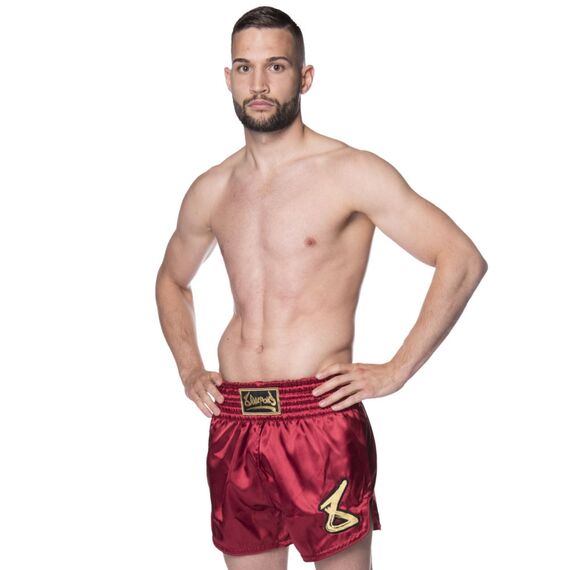 Pantaloncini Muay Thai 8Weapons Strike – Rosso – M, Taglia: M, Colore: Rosso, 4 image