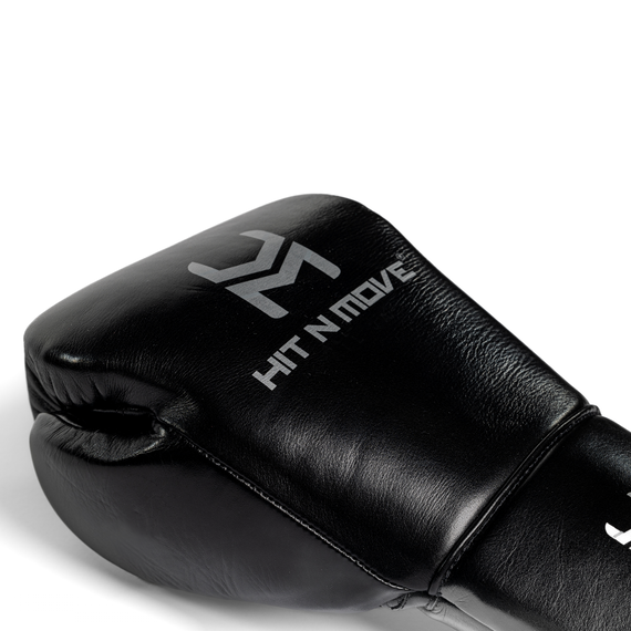 Gants de boxe crin de cheval HitnMove Suvari Noir 16oz, Couleur: Noir, oz: 16oz, 6 image