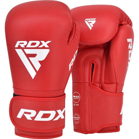 Boxing Gloves RDX IBA Red-10OZ, Colour: Rot, OZ: 10oz