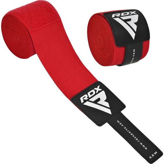 Boxing Hand Wraps RDX IBA-1 Red 2.5m, Colour: Rot, Length: 2.5m, 2 image