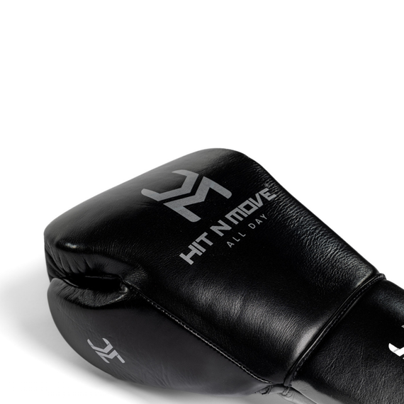 Gants de boxe HitnMove Balance Noir 16oz, Couleur: Noir, oz: 16oz, 12 image