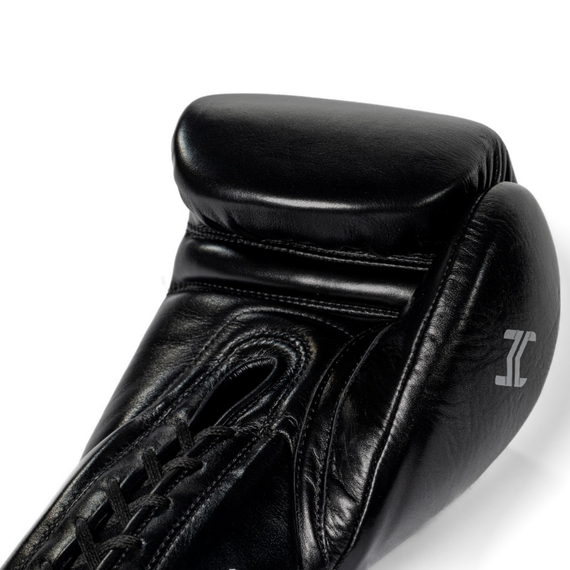 Gants de boxe HitnMove Balance lacets Noir 14oz, Couleur: Noir, oz: 14oz, 10 image