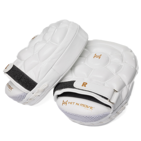 Focus Mitts HitnMove  White/Gold Standard, Size: One Size, Colour: Weiss