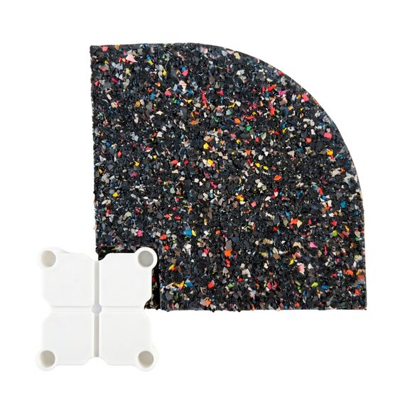 Winkel für Gummiboden "Infinity Rubber Flooring Connect" 100×100cm GladiatorFit, 3 image