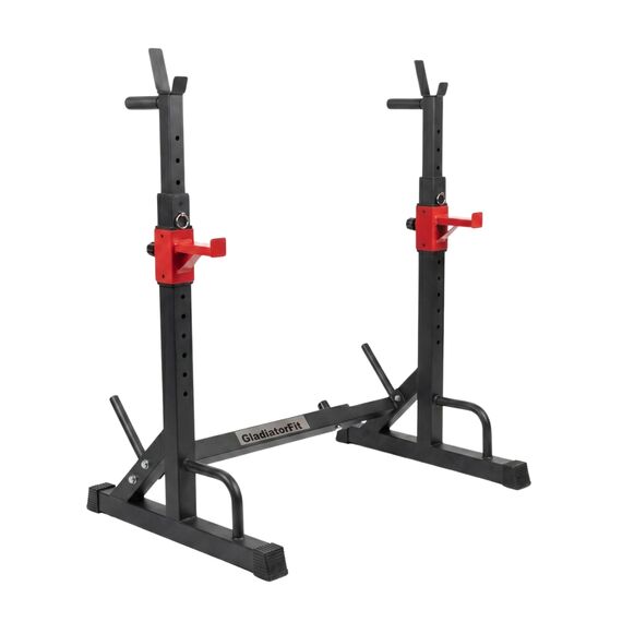 Rack à squat ajustable en largeur et hauteur GladiatorFit