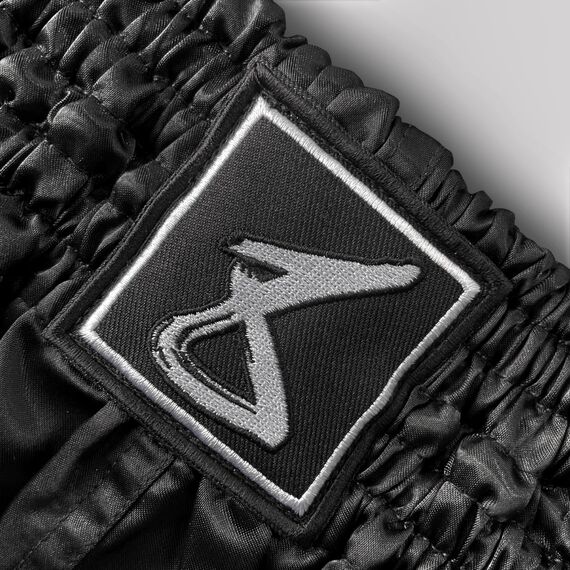 Muay Thai Shorts 8 Weapons Mongkol Schwarz/Weiss M, Bekleidungsgrösse: M, Farbe: Schwarz, 4 image