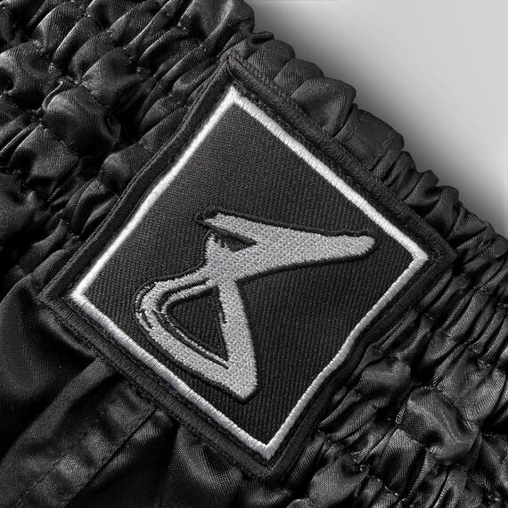 Muay Thai Shorts 8 Weapons Mongkol Schwarz/Weiss L, Bekleidungsgrösse: L, Farbe: Schwarz, 3 image