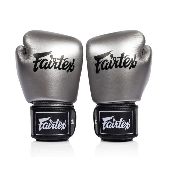 Gants de boxe Fairtex BGV1C-PLUS – Gun Metal – 12 oz, Couleur: Argente, oz: 12oz