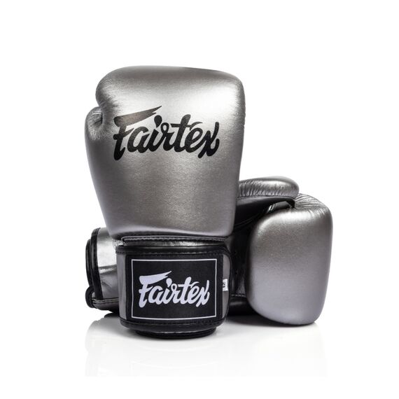 Gants de boxe Fairtex BGV1C-PLUS – Gun Metal – 12 oz, Couleur: Argente, oz: 12oz, 2 image