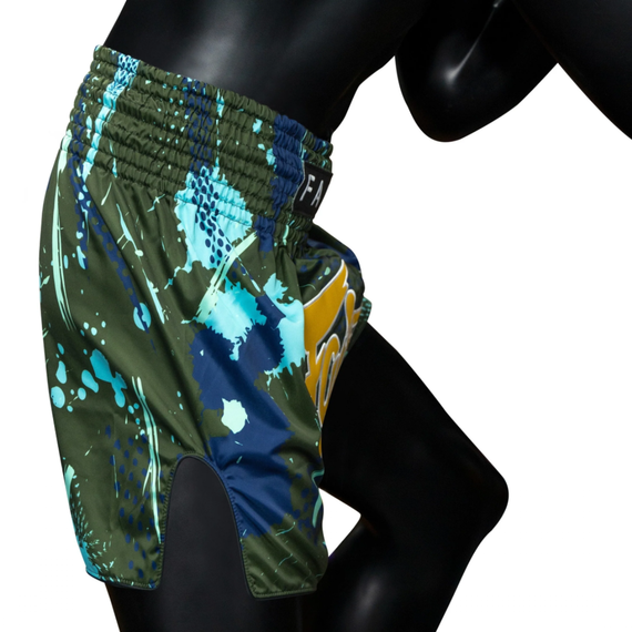 Muay Thai Shorts Fairtex Matrix, Bekleidungsgrösse: S, Farbe: Blau, 4 image