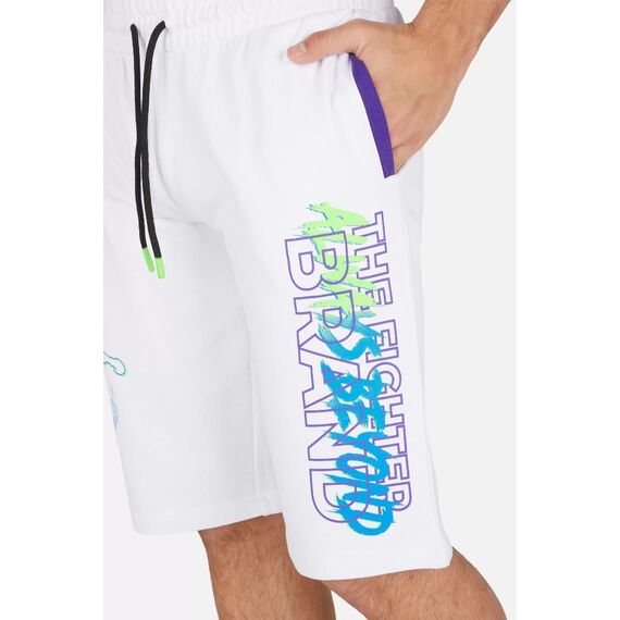 Short Pants W/ Prints, Size: 2XL, Colour: Weiss, 3 image