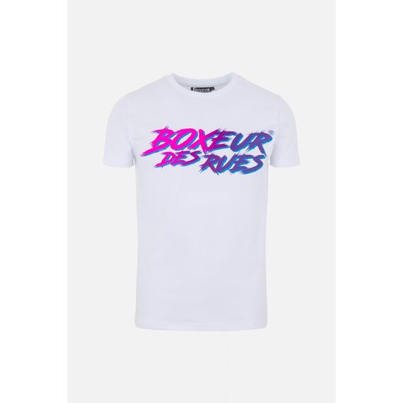 Round Neck  Printed T-Shirt, Size: S, Colour: Weiss, 5 image