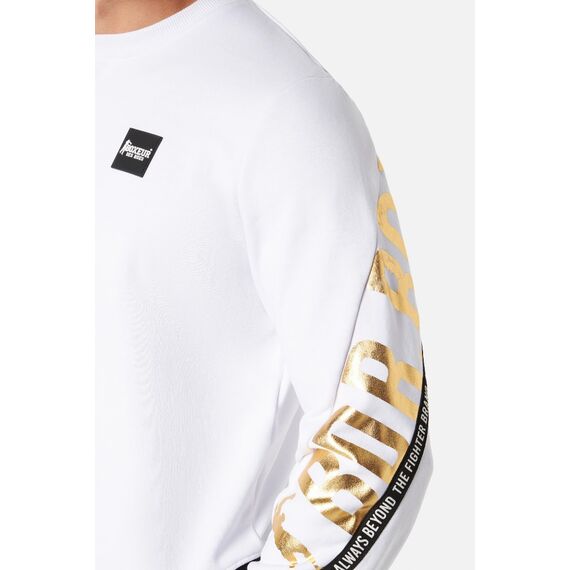 Sweatshirt With Letter Print, Bekleidungsgrösse: L, Farbe: Weiss, 4 image