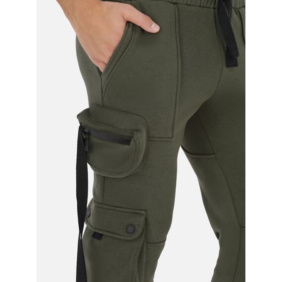 Cargo Track Pants, Size: 2XL, Colour: Khaki, 2 image