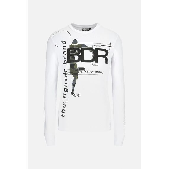 L/S T-Shirt With Prints, Taglia: S, Colore: Bianco, 2 image