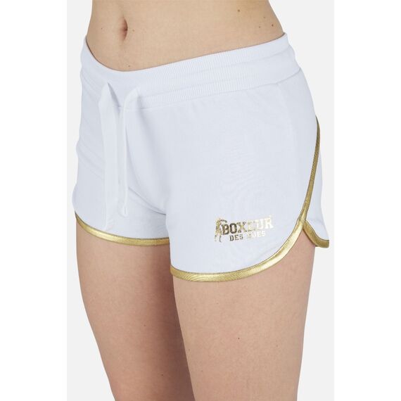 Basic Micro Shorts Sweatpants, Size: S, Colour: Weiss, 4 image