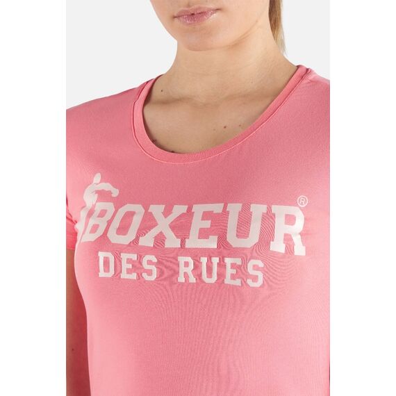 Basic T-Shirt With Front Logo, Size: L, Colour: Rosa, Size: L, 3 image