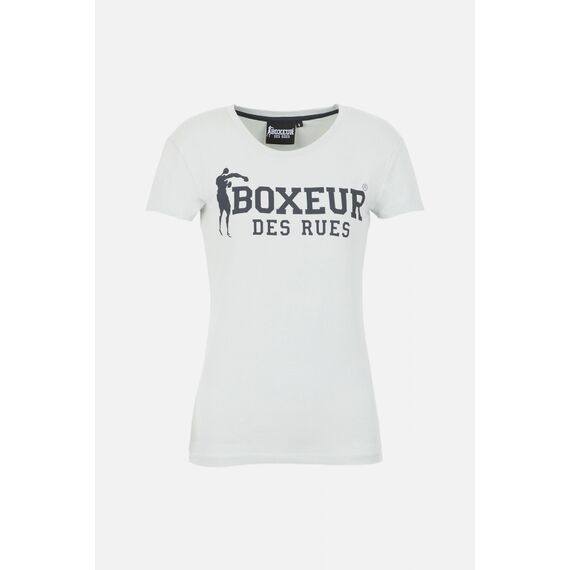 Basic T-Shirt With Front Logo, Colour: Weiss, Size: XL, 4 image
