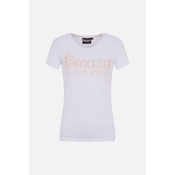T-shirt avec logo sur le devant, Couleur: Blanc, Taille ne pas utiliser: L, 3 image